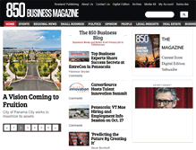 Tablet Screenshot of 850businessmagazine.com